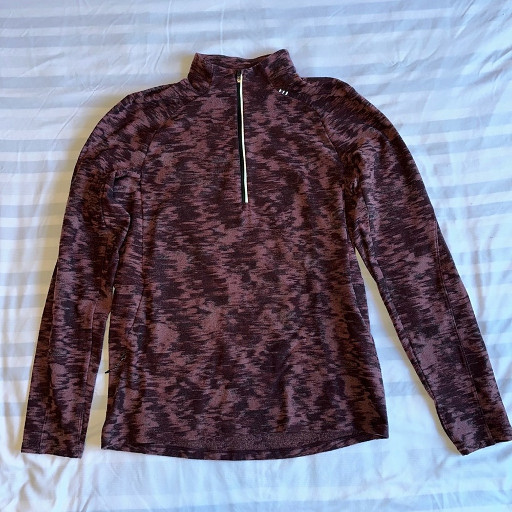 Men’s lululemon Surge Warm Half Zip Pullover Fleece M Maroon
